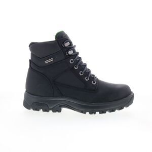 Dunham Mens 8000 Works Waterproof 6-Inch Plain Toe Boot Black Boots (NWT)
